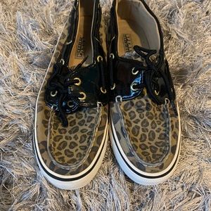 Cheetah print sperry